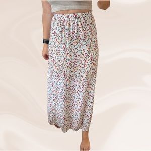 Abercrombie Floral Maxi Skirt • Size XS